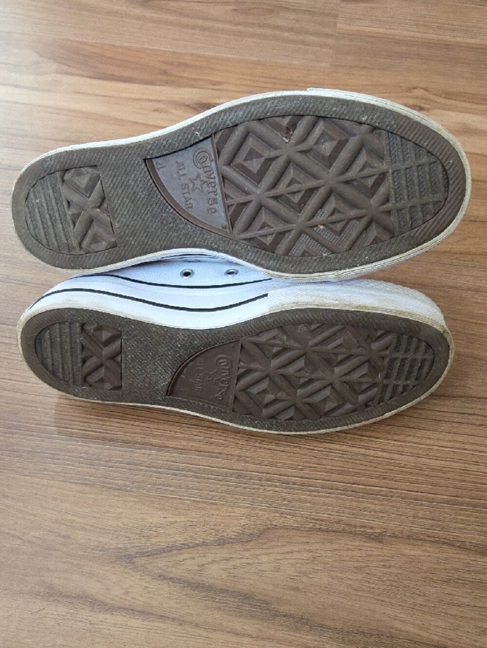 Converse White High Top Platform Sneakers - Picture 7 of 7